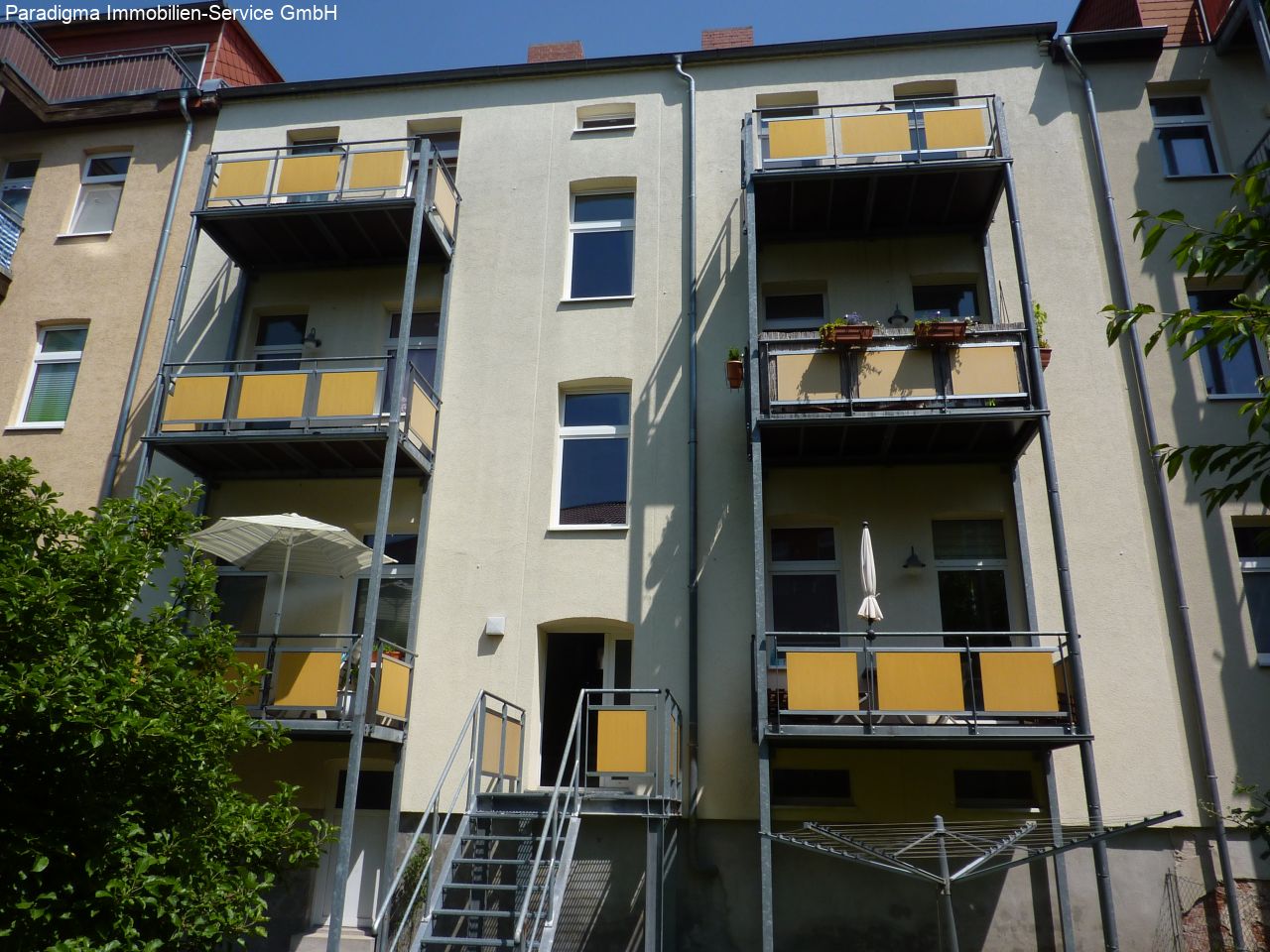 2 Raum-Wohnung im Erdgeschoss mit Balkon!